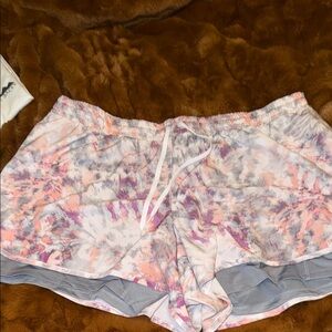 Colorful Tie-Dye Athletic Shorts